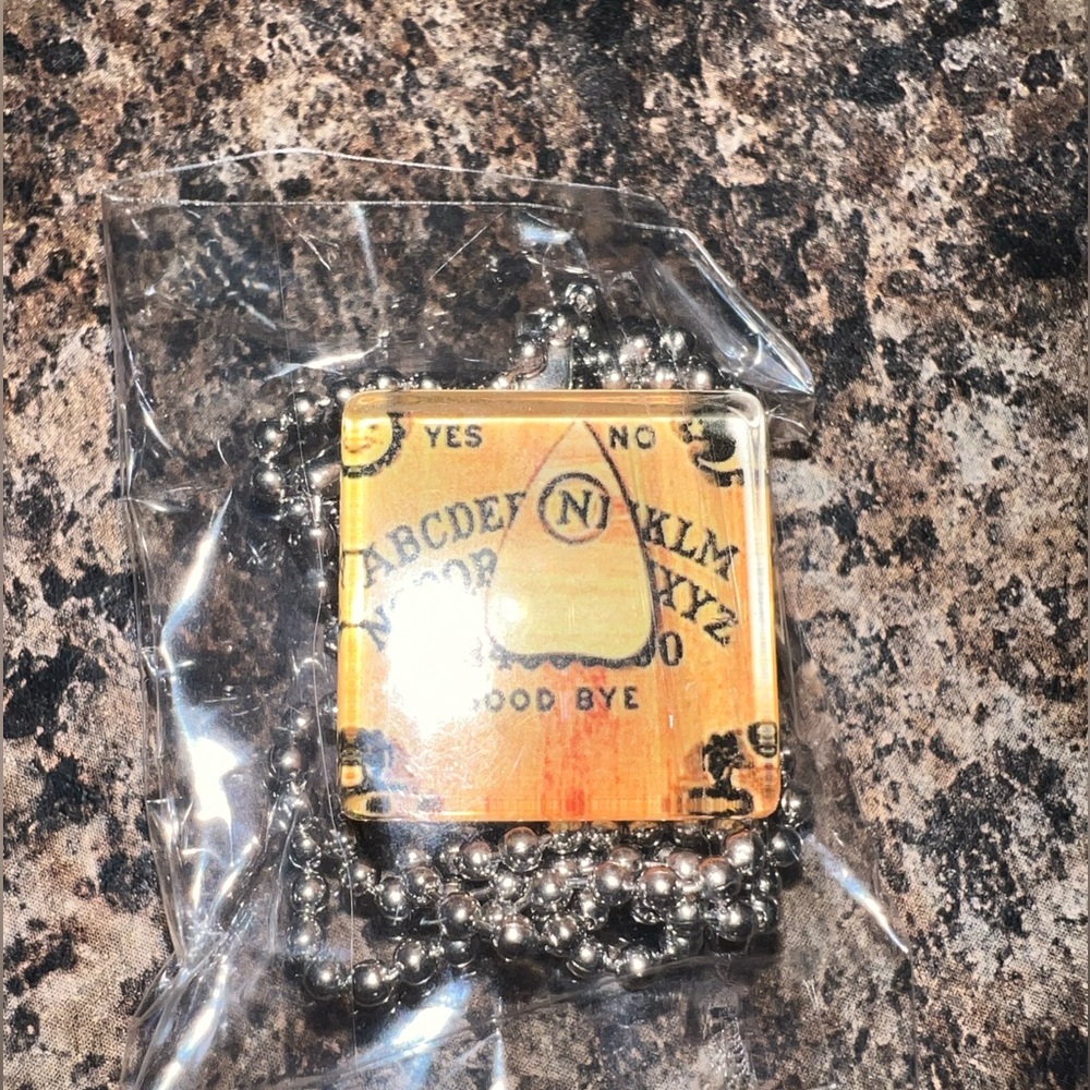 $4 LUMINOUS SPIRIT BOARD HALLOWEEN NECKLACE. NEW. $4 if bundled - Picture 2 of 16